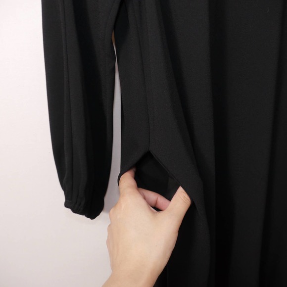 CO Essential Black Shift Long Sleeve Dress Size XS - Picture 7 of 12